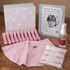 Vintage Pleasant Company American Girl Doll Hair Care Kit Curlers Curl Papers ++
